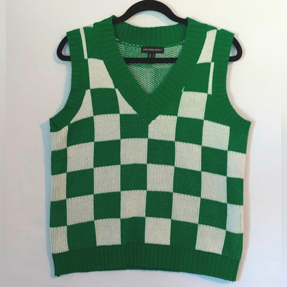 Streetwear Society Knit Vest Size Small